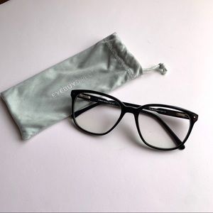 NWOT Black Square Frame Glasses